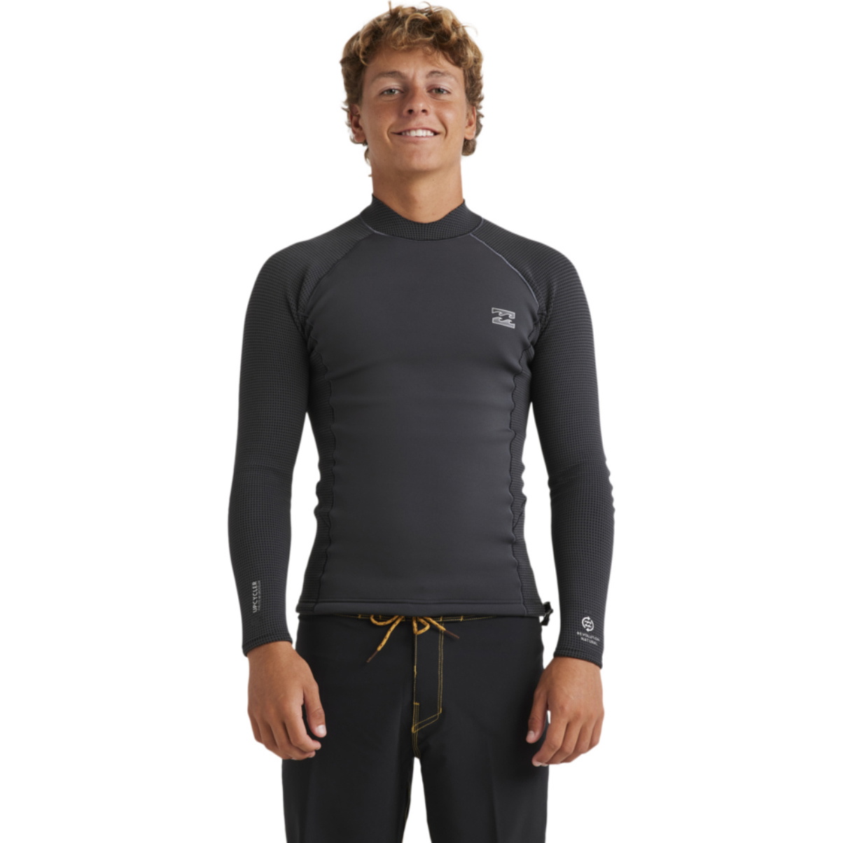 2026 Billabong Männer Revolution Natural Long Sleeve Jacket 24AW191522 - Graphite